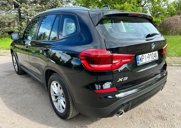 BMW X3 cena 139900 przebieg: 48000, rok produkcji 2020 z Nidzica małe 742